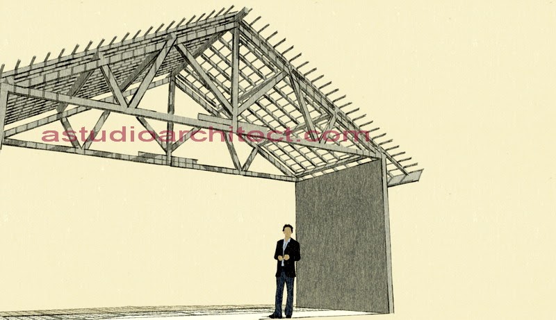 A: Mengenal Konstruksi/ struktur Atap Kayu untuk Rumah Tinggal