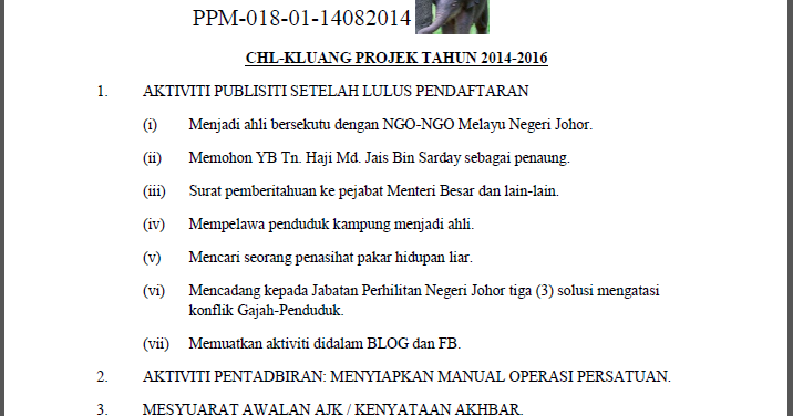 Surat Aduan Rasmi Ancaman Anjibg Liar