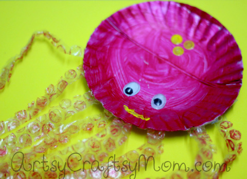 Craft Ideas  Thermocol on Artsy Craftsy Mom  Paper Plate Octopus Again