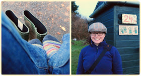 Me on the allotment ~ 'growourown.blogspot.com'