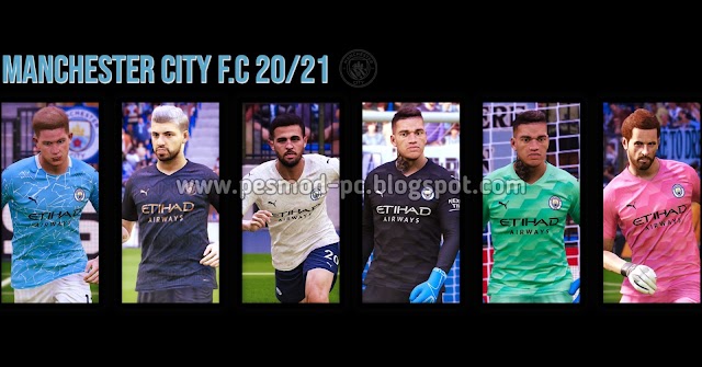 PES 2020 Manchester City Kits Update Season 2020/2021