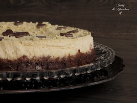 Tarta de queso  con sorpresa de dulce de leche – Cheesecake with dulce de leche   