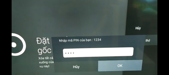 Reset lại Tivi TCL 5