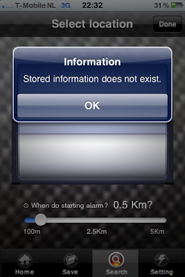 Stored information does not exist