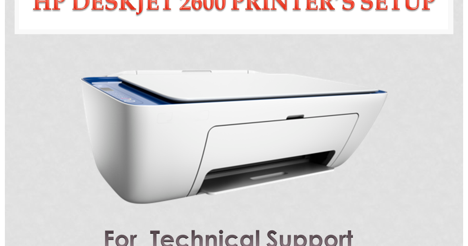 HP Deskjet 2600 printer's setup | hp.com/go/dj2600setup ...