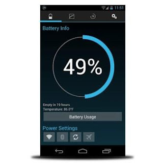 Android phone battery monitor