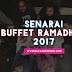 Senarai Buffet Ramadhan 2017 