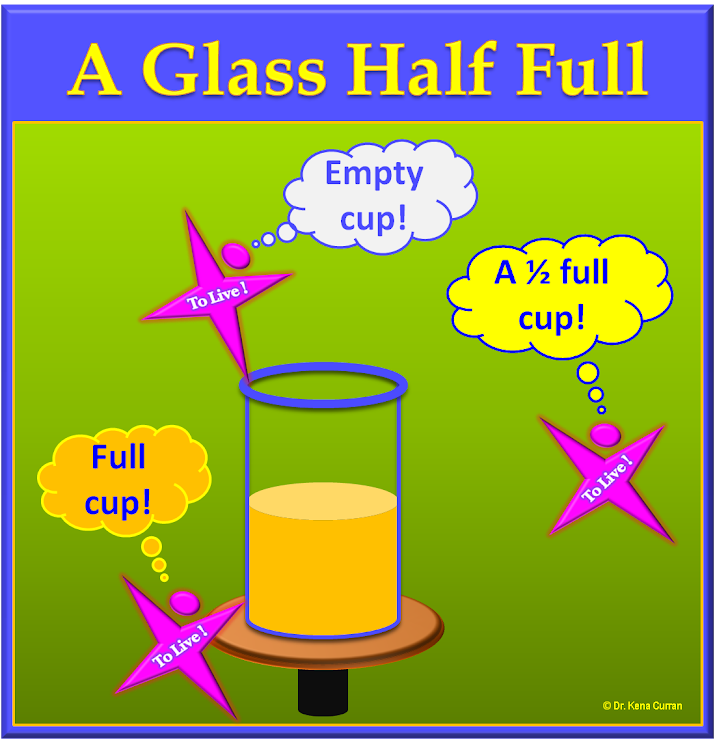 glass half full. A Glass Half Full ©