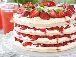 Strawberry best cake