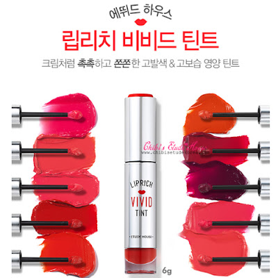 lip tint etude house, jual etude house murah, jual etude house original, etude house semarang, jual lip tint, etude house korea, cherry tint, color lips fit, darling tint, kissfull tint chou, rosy tint, chibi's etude house