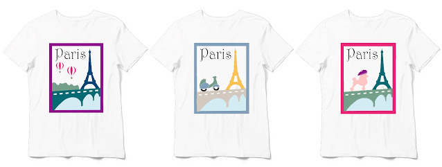 Paris Travel Poster svg tshirt designs