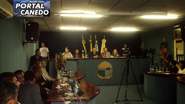 1° Sessão na Câmara de Vereadores de Senador Canedo com transmissão web