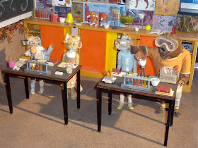 Stop-motion animation models from Fantastic Mr Fox