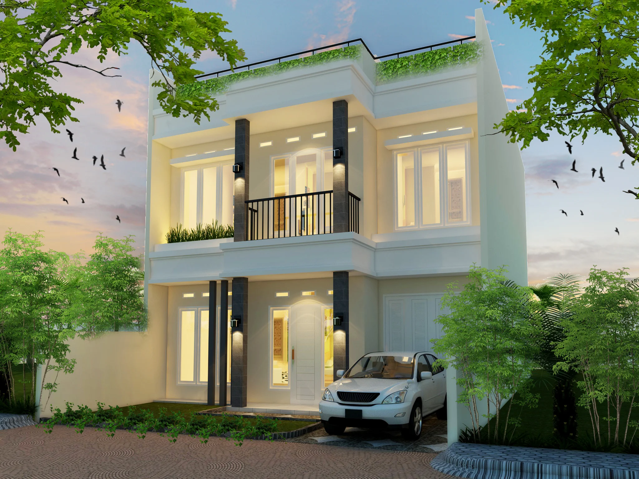 61 Desain Rumah Minimalis 2 Lantai Dan Harganya