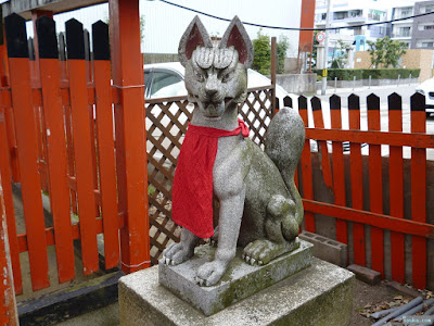 鼻川神社鼻川稲荷大明神白狐