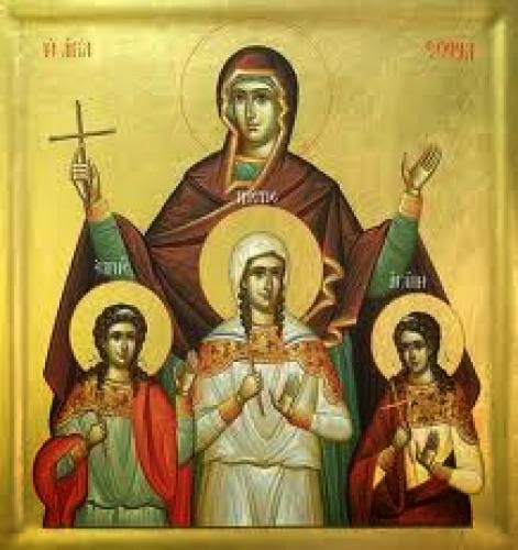 Sts Sophia Faith Hope And Love As A Model For Our Lives