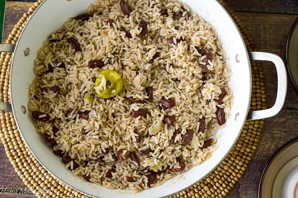 Authentic Rice and Peas recipe