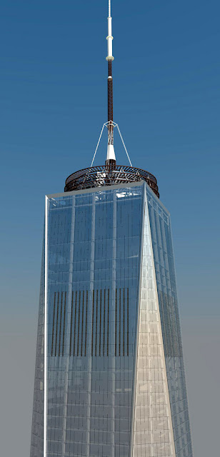Redesign rendering of One World Trade Center by Skidmore, Owings & Merrill LLP (SOM) 