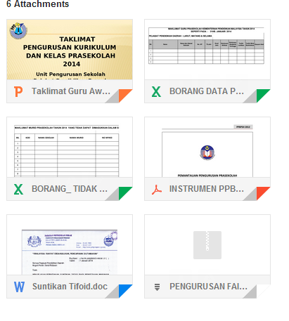 PRASEKOLAH LARUT MATANG DAN SELAMA: TAKLIMAT PENGURUSAN 