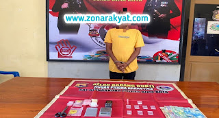 Sedang Asyik Timbang , Penjual Shabu ini Tak Berkutik saat Digerebek Tim Cobra Alpha