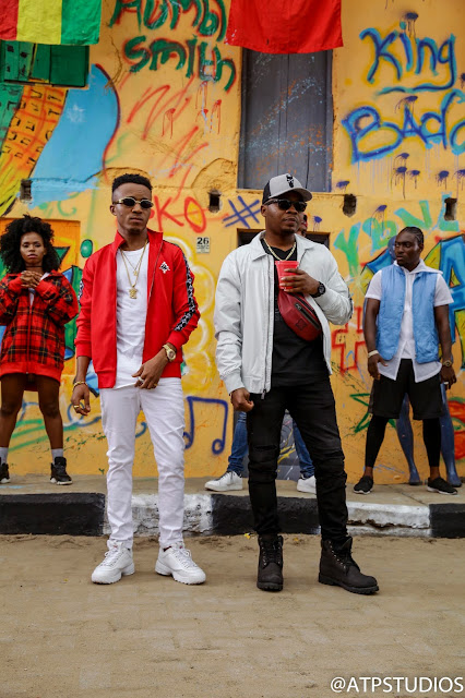 Humblesmith and Olamide shoot video for Abakaliki To Lasgidi with Clarence Peters