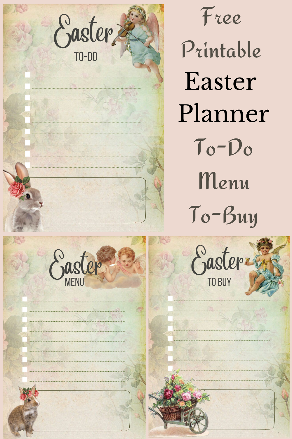 Free Easter Planner Printables