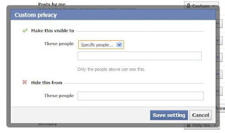 Hide Facebook Status