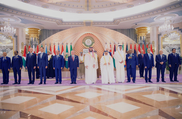 The 32nd Arab Summit in Jeddah's leaders