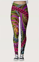 "Fractal Love" Leggings