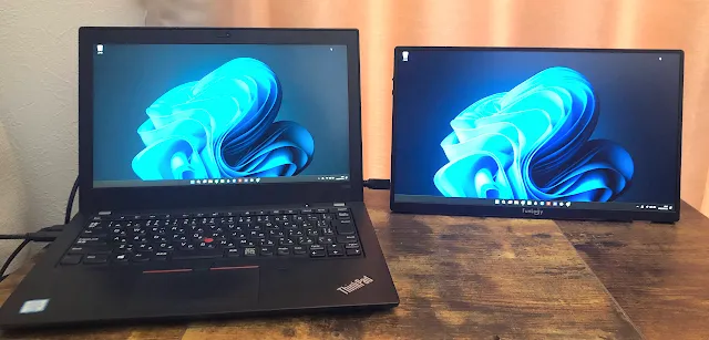 ThinkPad X280とのUSB-Cでの接続
