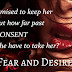 Book Blitz - Excerpt & Giveaway -  Fear and Desire by Sophie Kisker