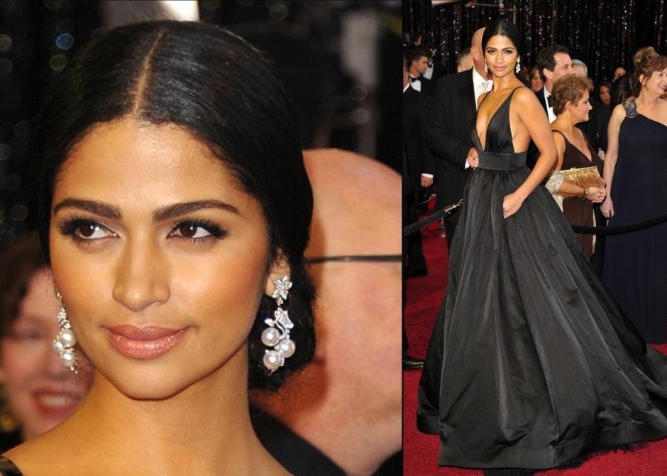 camila alves hair color. camila alves hair oscars 2011.