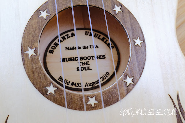 Bonanza Saguaro Tenor Ukulele sound hole