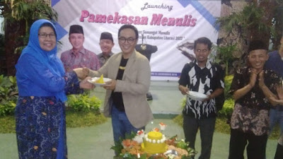 Bupati Badrut Tamam Launching Program Pamekasan Menulis  