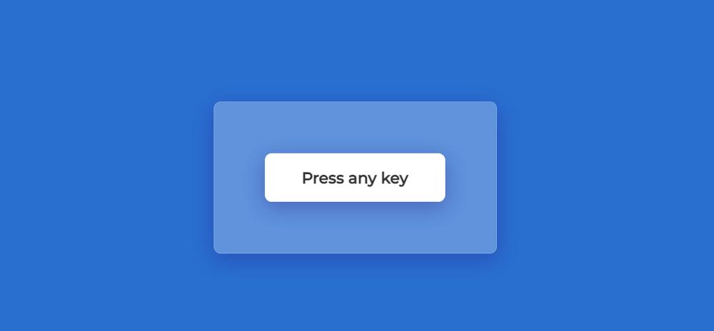 Display the view of the pressed key