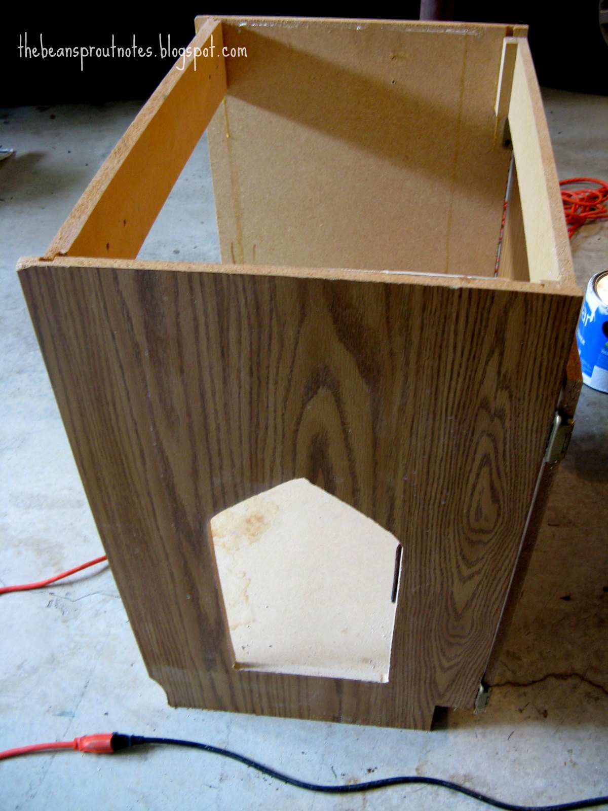 wooden cat litter box furniture