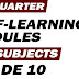 GRADE 10: 4th Quarter Self-Learning Modules