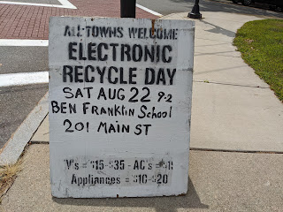 One-Day Electronics Recycling Event - Sat - Aug 22