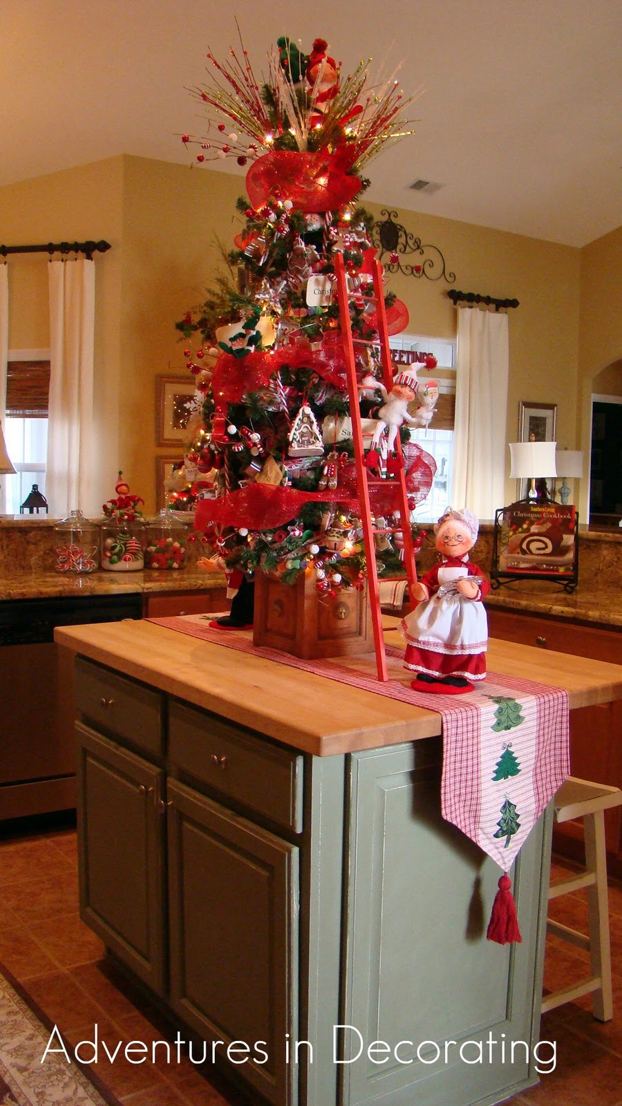 Adventures in Decorating  Whimsical Christmas  Kitchen  