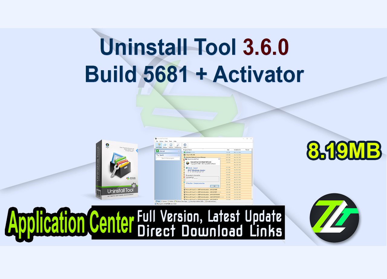 Uninstall Tool 3.6.0 Build 5681 + Activator