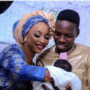 Kannywood Singer Ado Gwanja, Wife share pics with their new born baby