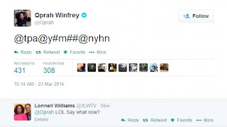 Oprah winfrey tweets cryptic message