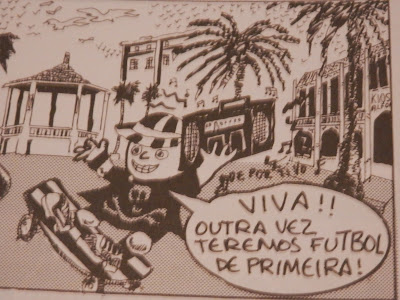 Soccer, Depor suporters (cartoons) Script: H.T. /    Illustration by E.V.Pita (1992 - 1993)   Hinchas del Dépor (caricaturas)  Guión: H.T. /  Dibujo: E.V.Pita (1992 - 1993) http://evpitacomic.blogspot.com/2015/05/soccer-depor-suporters-cartoons-hinchas.html