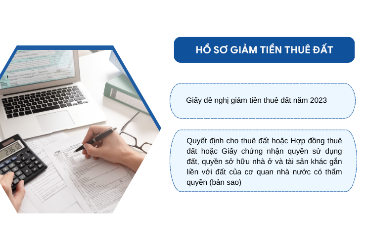 Hồ sơ giảm tiền thuê đất