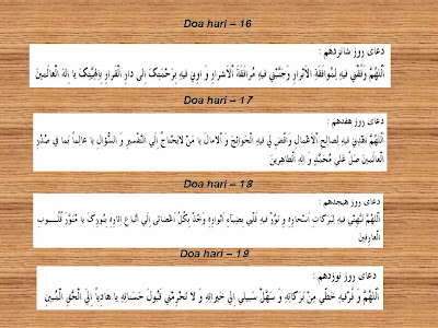 FADHILAT RAMADHAN AL-MUBARAK: PANDUAN DOA HARIAN SEPANJANG 
