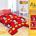 HARGA SELIMUT AKIKO TAS KUNING MICKEY RED 150X200 - WONGPASAR GROSIR MALANG