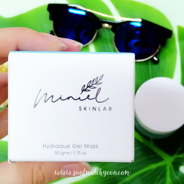 Review; Miniel Skinlab's Hydraque Gel Mask
