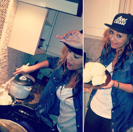 Photo: How To Make A Bowl Of Fufu By US Singer Keri Hilson  