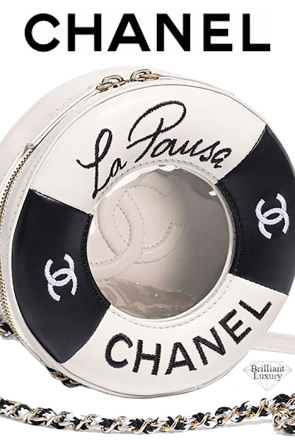 Brilliant Luxury♦Chanel Small Round Bag #black #white