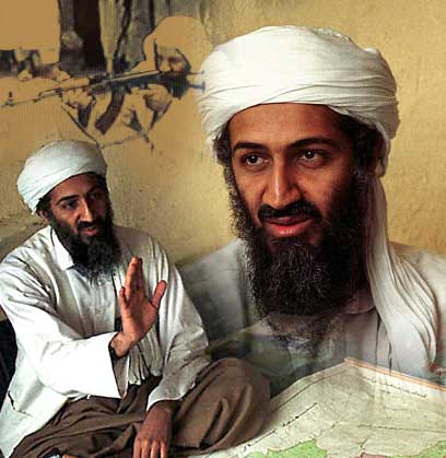 and osama in laden in. osama bin laden